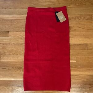 Vero Moda Vibrant Red Pencil Skirt